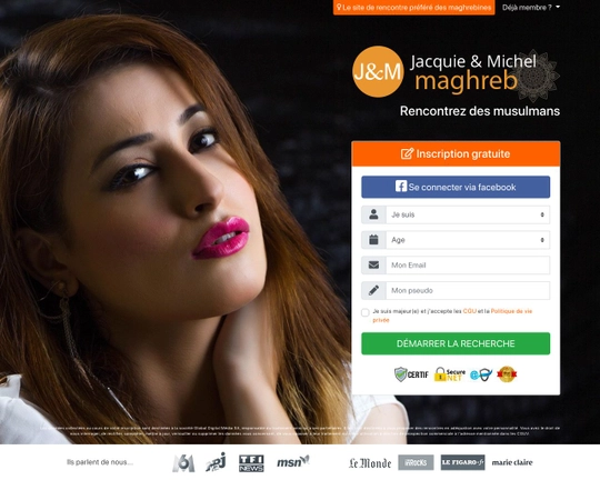Jacquie et Michel maghreb Logo