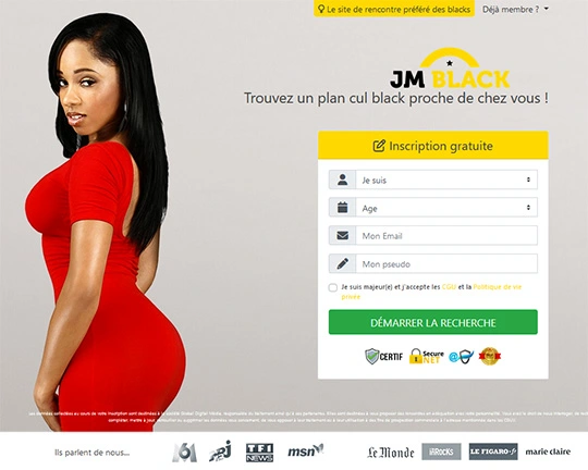 JM Black (ex Jacquie & Michel Black) Logo