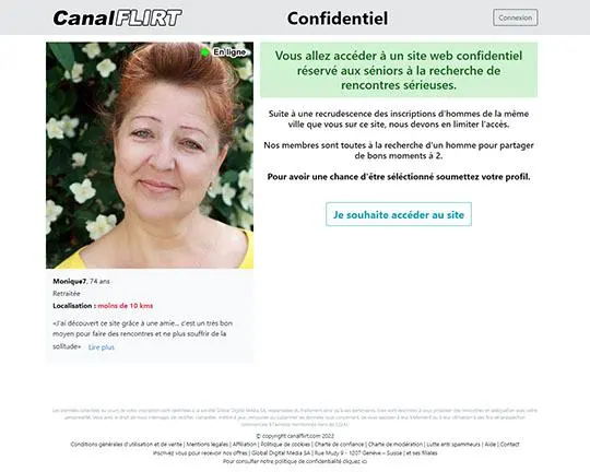 Canalflirt - Senior Logo