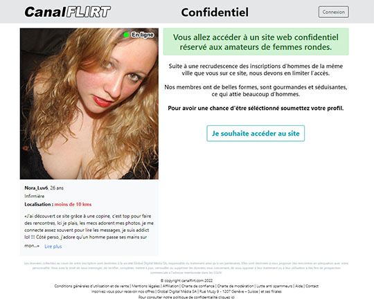 CanalFlirt BBW Logo
