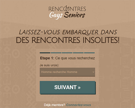Recontres Gays Seniors Logo